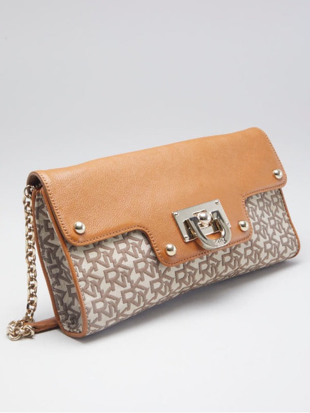 Y2K DKNY Convertible Monogram Baguette Bag
